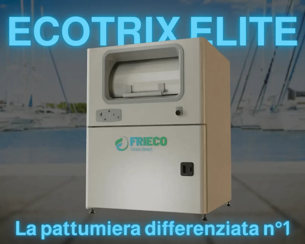 Accessori nautici La pattumiera differenziata tritarifiuti per l’armatore ed il cantiere navale sostenibile